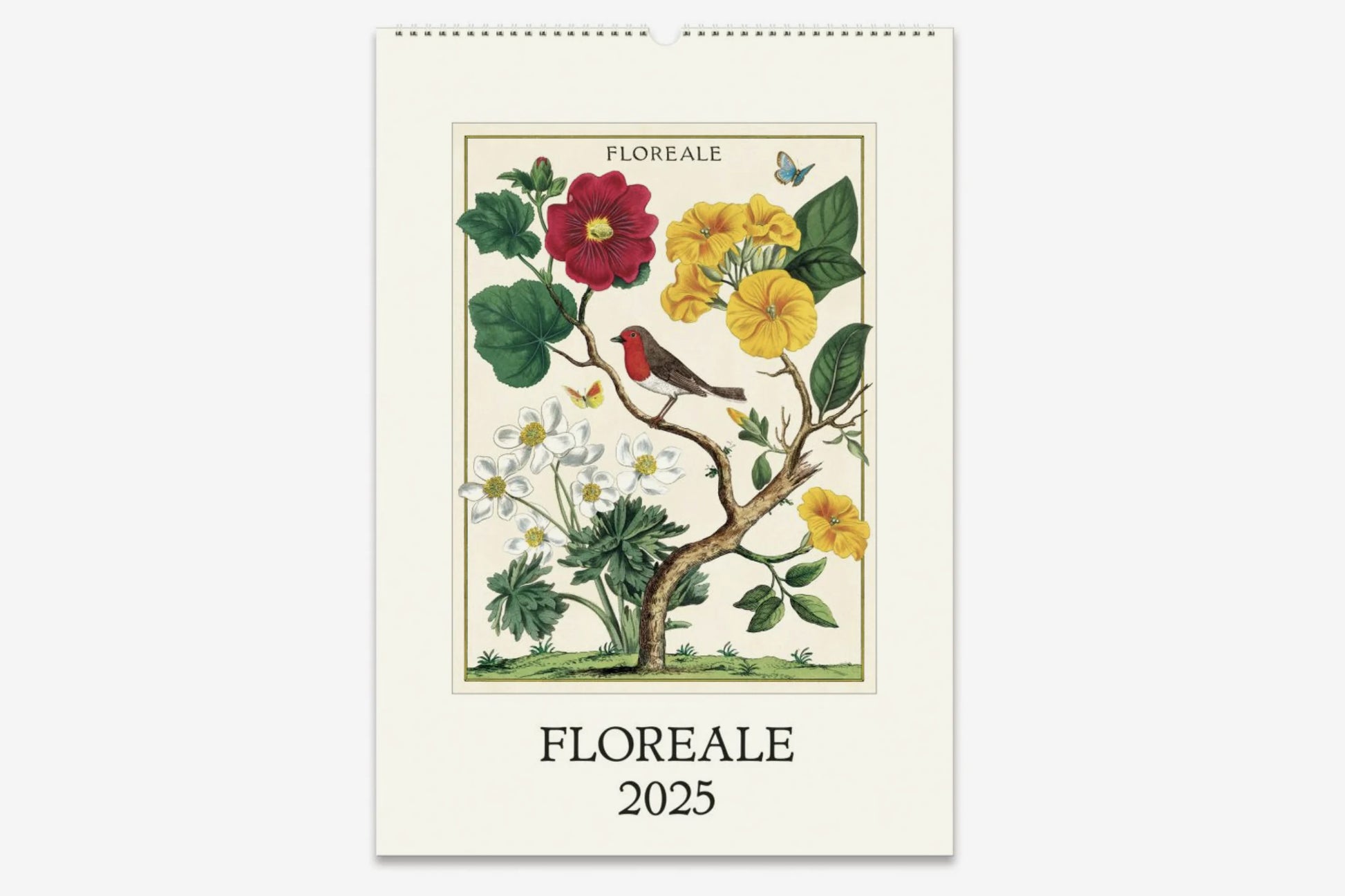 Cavallini 2025 Wall Calendar - Floreale | Flywheel | Stationery | Tasmania