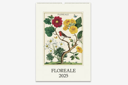 Cavallini 2025 Wall Calendar - Floreale | Flywheel | Stationery | Tasmania