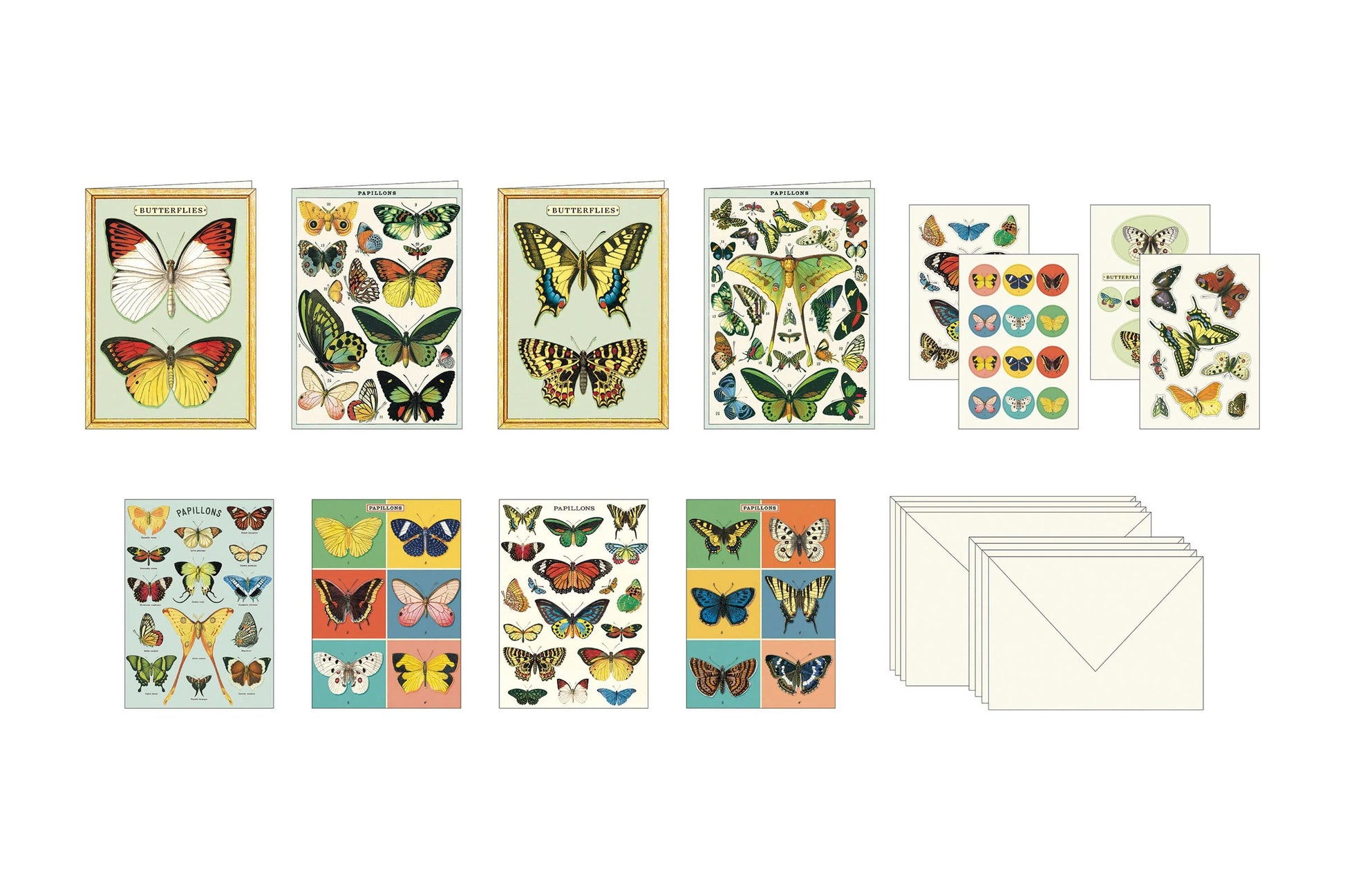 Cavallini Stationery Set - Butterflies | Flywheel | Stationery | Tasmania