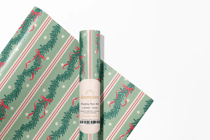 Daymaker 10m Wrapping Paper Roll - Christmas Garland | Flywheel | Stationery | Tasmania