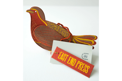 East End Press Screen-Printed Board Decoration - Robin | Flywheel | Stationery | Tasmania