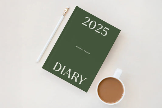 Father Rabbit 2025 Weekly Diary - Olive | Flywheel | Stationery | Tasmania