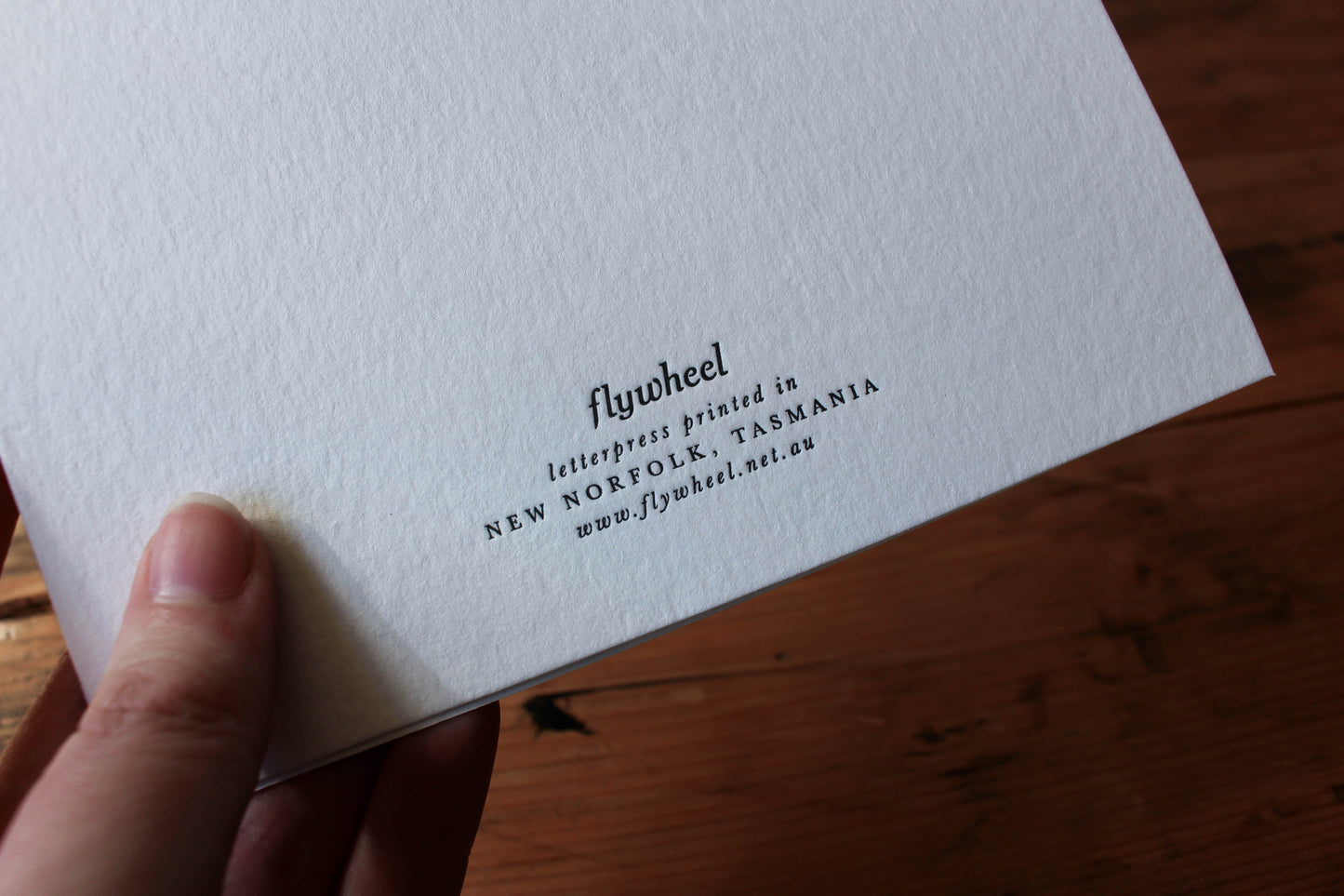 Letterpress Greeting Card - Banksia | Flywheel | Stationery | Tasmania