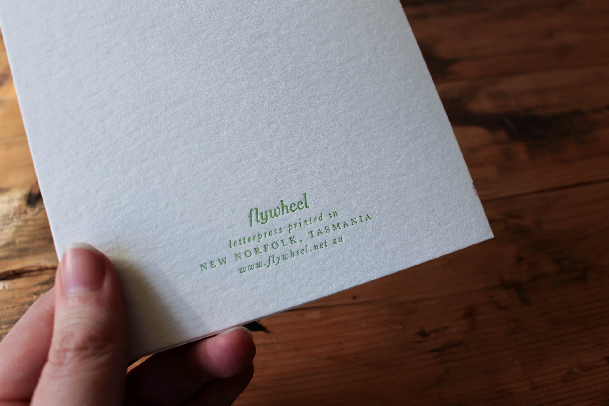 Letterpress Greeting Card - Spring Bouquet | Flywheel | Stationery | Tasmania