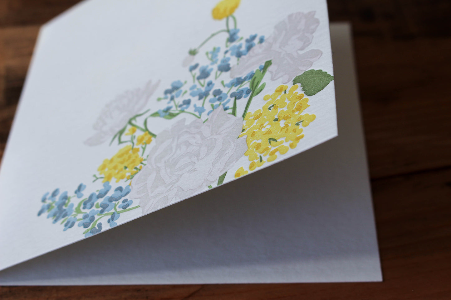 Letterpress Greeting Card - Summer Bouquet | Flywheel | Stationery | Tasmania