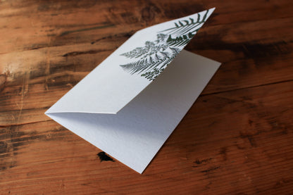 Letterpress Greeting Card - Ferns | Flywheel | Stationery | Tasmania