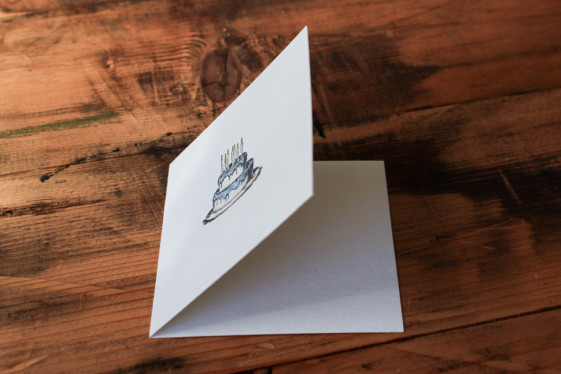 Letterpress Notecard - Cake | Flywheel | Stationery | Tasmania