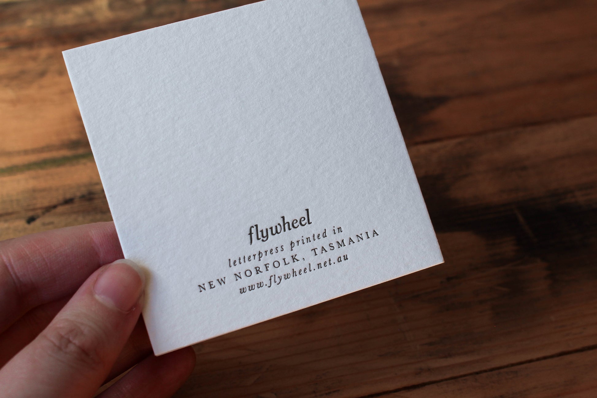 Letterpress Notecard - Moth | Flywheel | Stationery | Tasmania