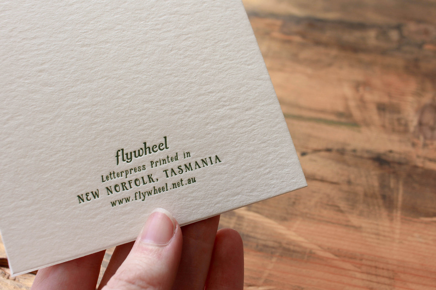 Letterpress Christmas Card - Ornamental | Flywheel | Stationery | Tasmania