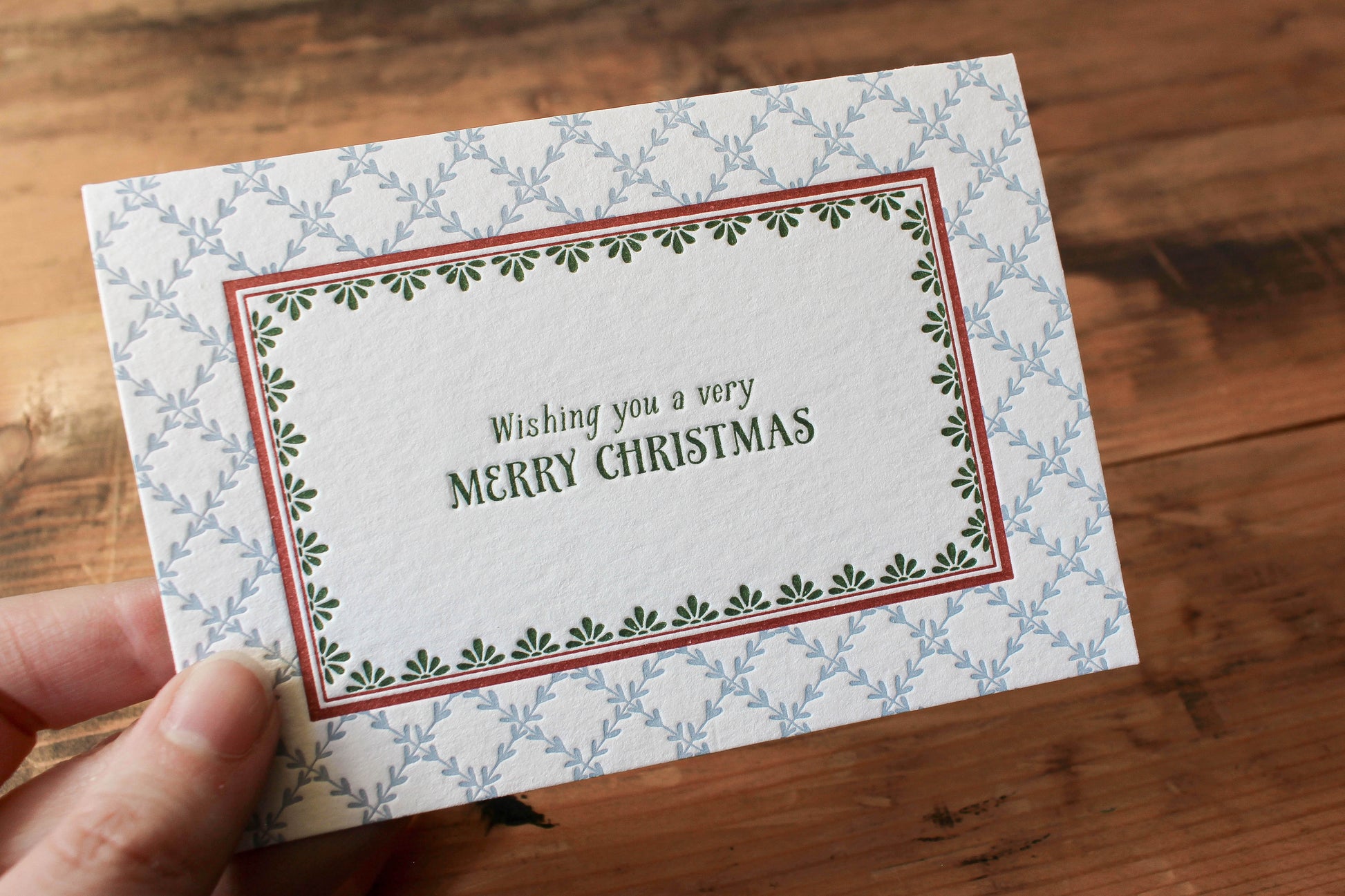 Letterpress Christmas Notecard Box Set - Ornamental | Flywheel | Stationery | Tasmania