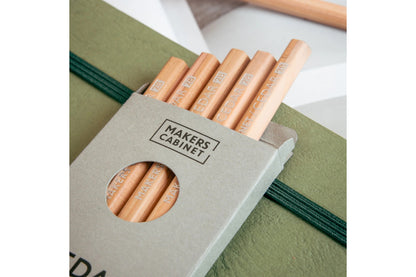 Makers Cabinet Ferrule 2B Pencils | Flywheel | Stationery | Tasmania