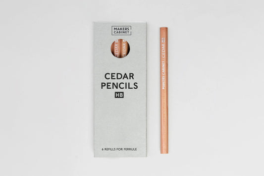 Makers Cabinet Ferrule HB Pencils | Flywheel | Stationery | Tasmania