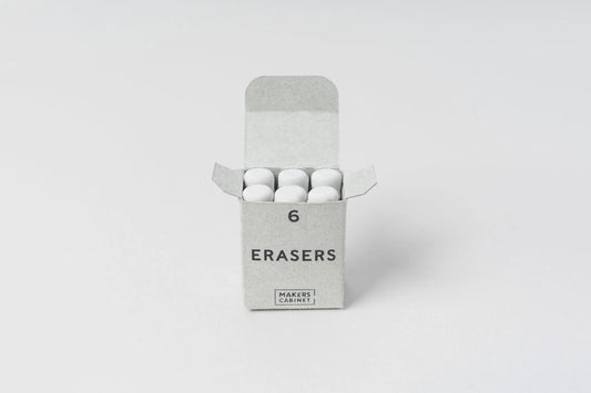 Makers Cabinet Ferrule Eraser Refills | Flywheel | Stationery | Tasmania