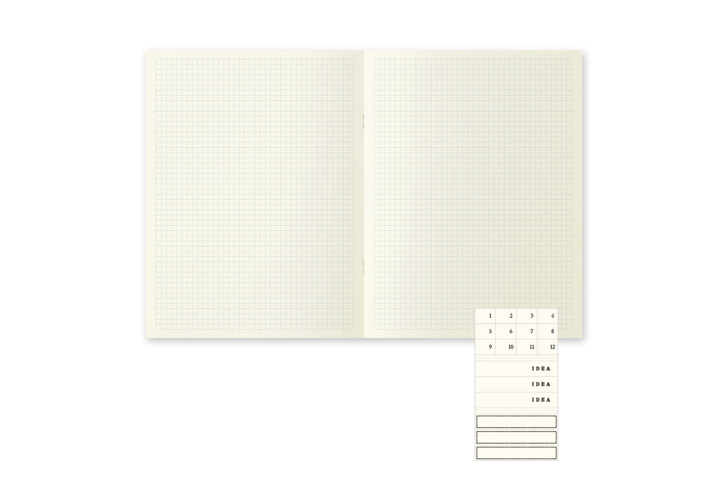 MD A4 Notebook Light - Grid | Flywheel | Stationery | Tasmania