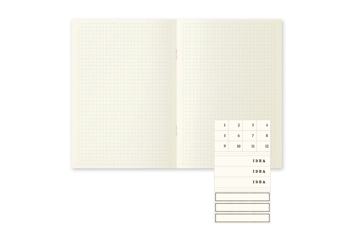 MD A5 Notebook Light - Grid | Flywheel | Stationery | Tasmania