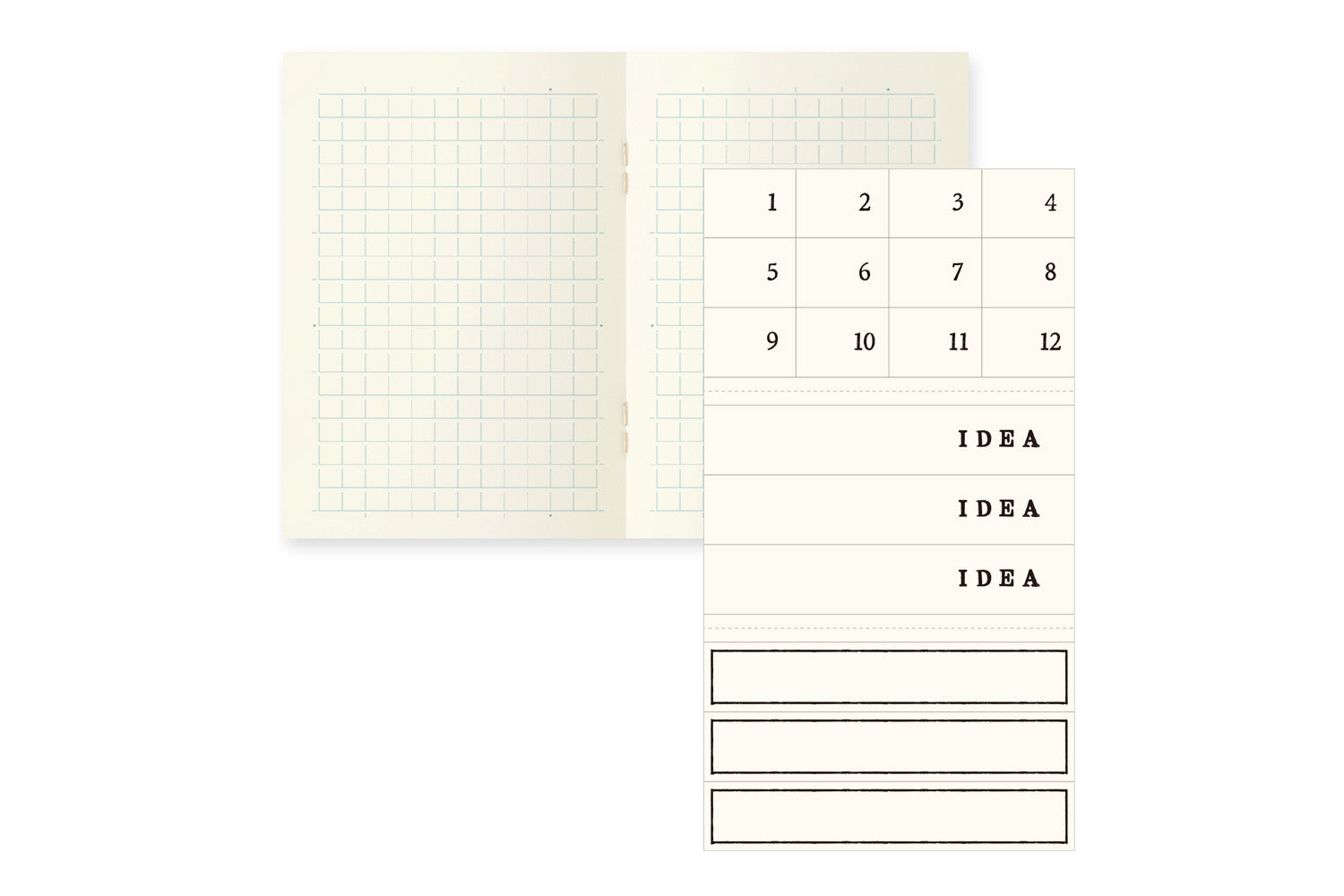 MD A7 Notebook Light - Grid | Flywheel | Stationery | Tasmania