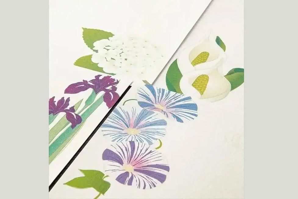 Kami Letter & Envelope Set - Early Summer Flowers | Flywheel | Stationery | Tasmania