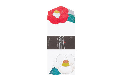 Kami Letter & Envelope Set - Red & White Camellia | Flywheel | Stationery | Tasmania