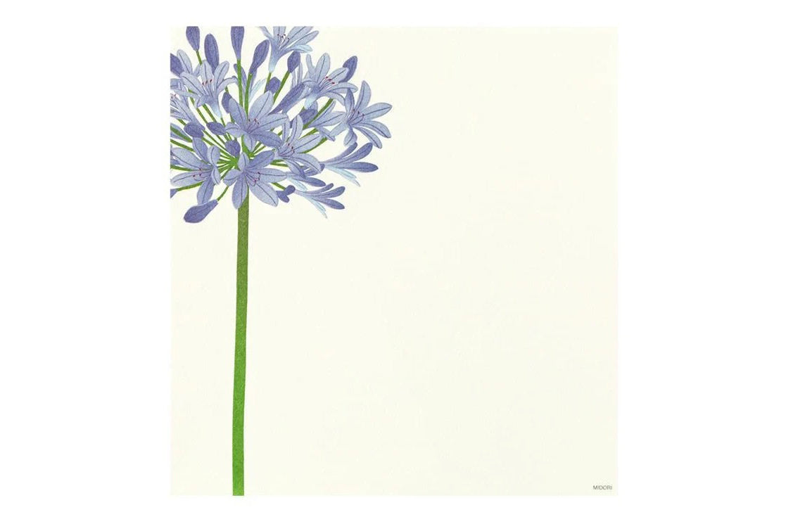 Kami Letter & Envelope Set - Summer Flowers Blue | Flywheel | Stationery | Tasmania