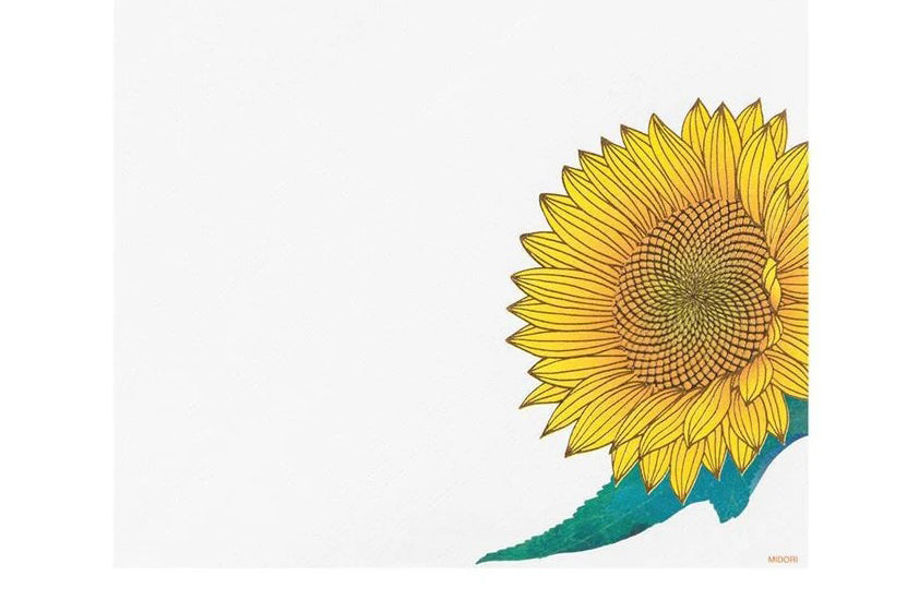 Kami Letter & Envelope Set - Sunflower | Flywheel | Stationery | Tasmania