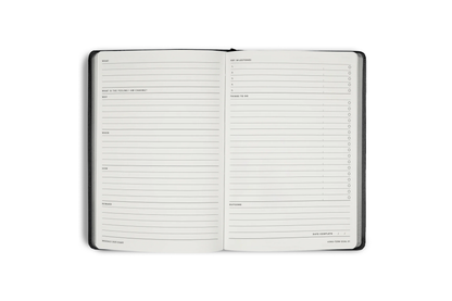 MiGoals 2025 A5 Weekly Diary - Black | Flywheel | Stationery | Tasmania