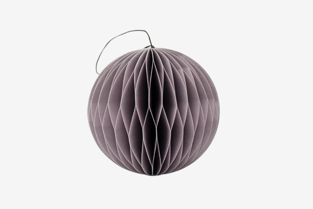 Nordic Rooms Paper Sphere Ornament - Lilac | Flywheel | Stationery | Tasmania