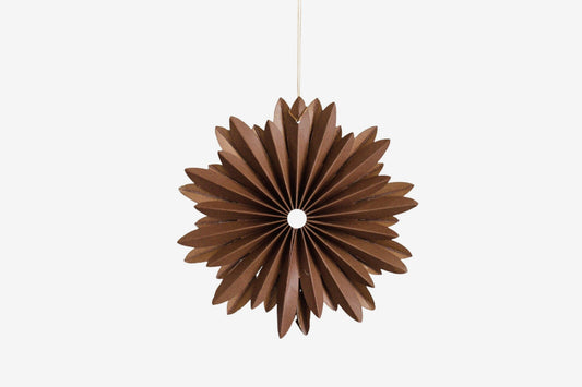 Nordic Rooms Hanging Star Ornament - Rust | Flywheel | Stationery | Tasmania