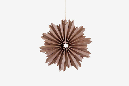 Nordic Rooms Hanging Star Ornament - Clay | Flywheel | Stationery | Tasmania