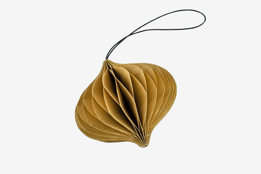 Nordic Rooms Paper Jewel Ornament - Golden Sand | Flywheel | Stationery | Tasmania