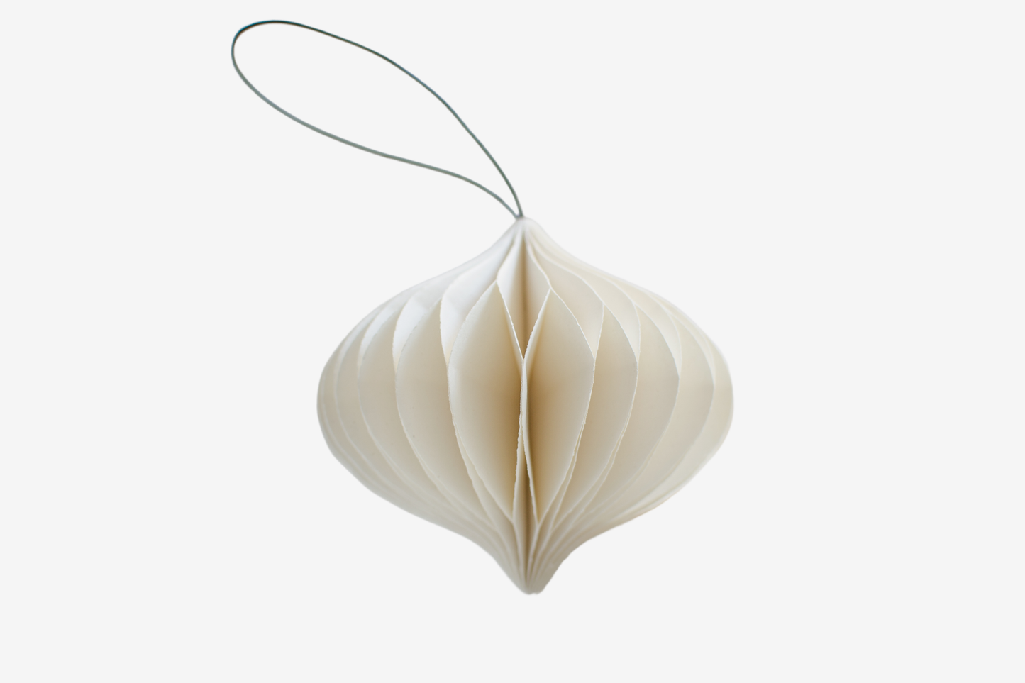 Nordic Rooms Paper Jewel Ornament - Off White | Flywheel | Stationery | Tasmania