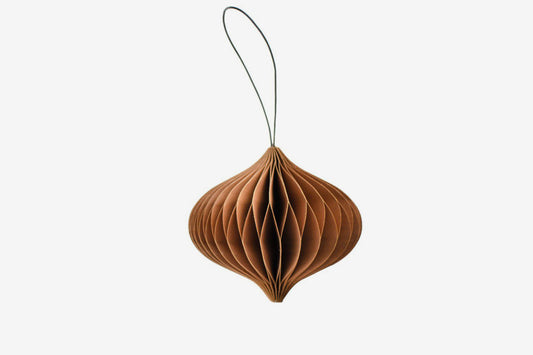 Nordic Rooms Paper Jewel Ornament - Rust | Flywheel | Stationery | Tasmania