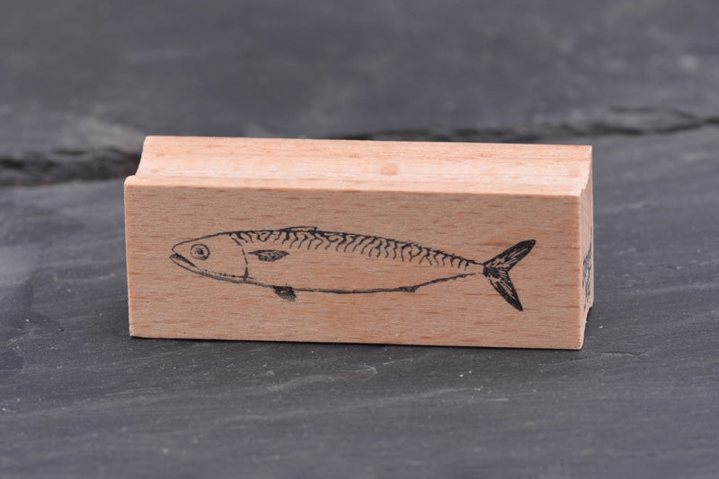 Stempel Jazz Rubber Stamp - Mackerel | Flywheel | Stationery | Tasmania