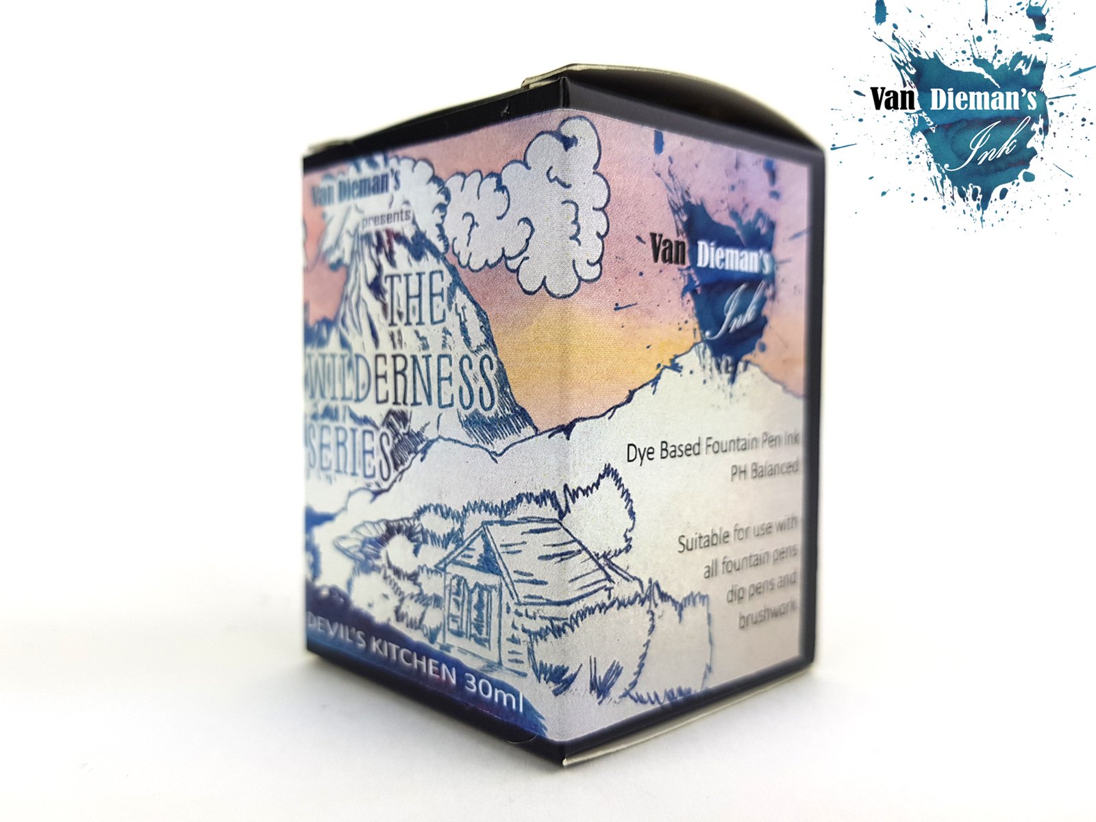 Van Dieman's Ink Fountain Pen Ink - Devil's Kitchen | Flywheel | Stationery | Tasmania